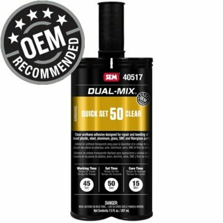 SEM PAINTS Dual-Mix Quick Set 50 Clear 40517